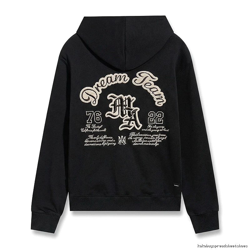 AMIRI Retro Style Black Hoodie