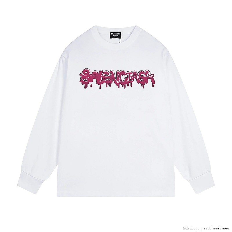 Balenciaga graffiti-style white T-shirt