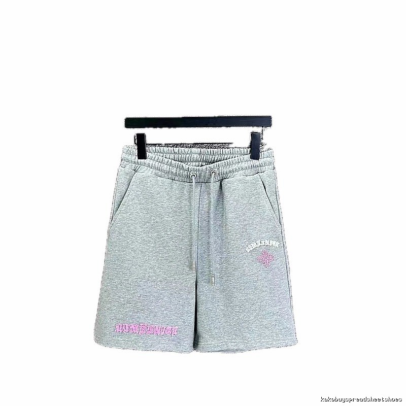 Chrome Hearts Embroidered Casual Style Grey Shorts