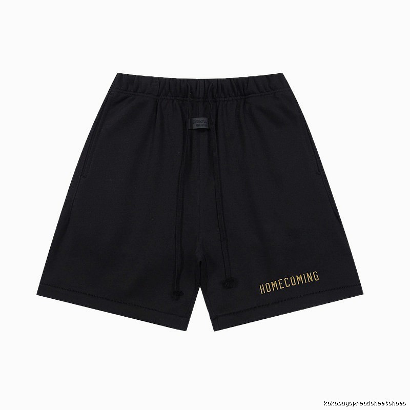 ESSENTIALS minimalist style black shorts