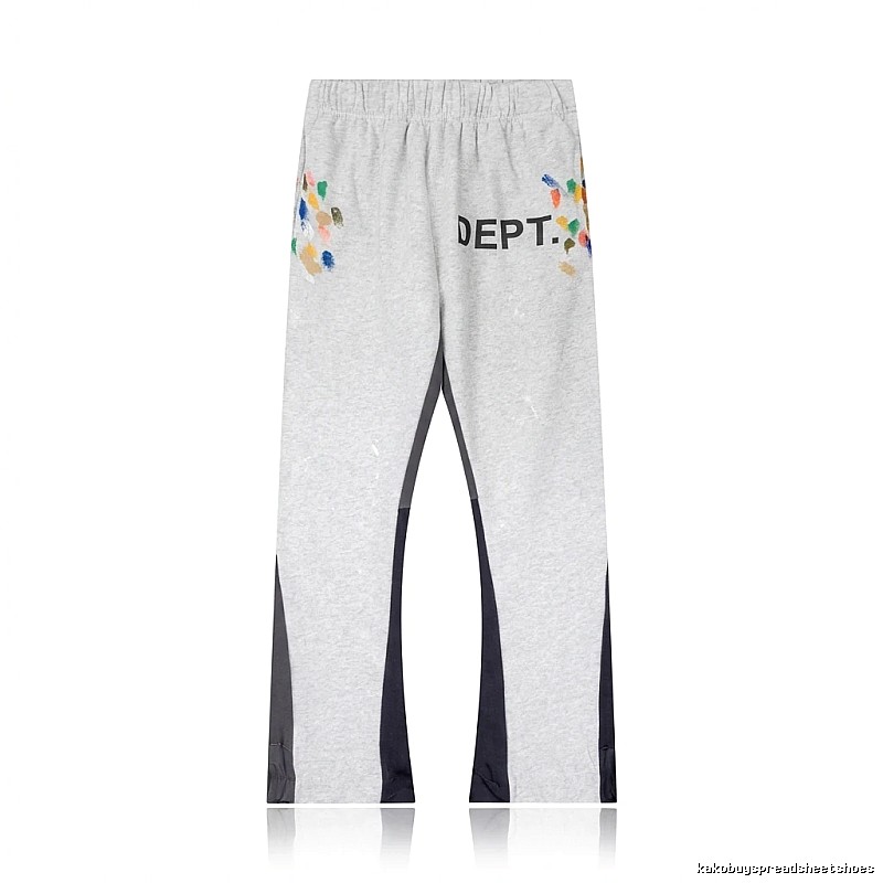 Gallery Dept Graffiti Style Grey Sweatpants