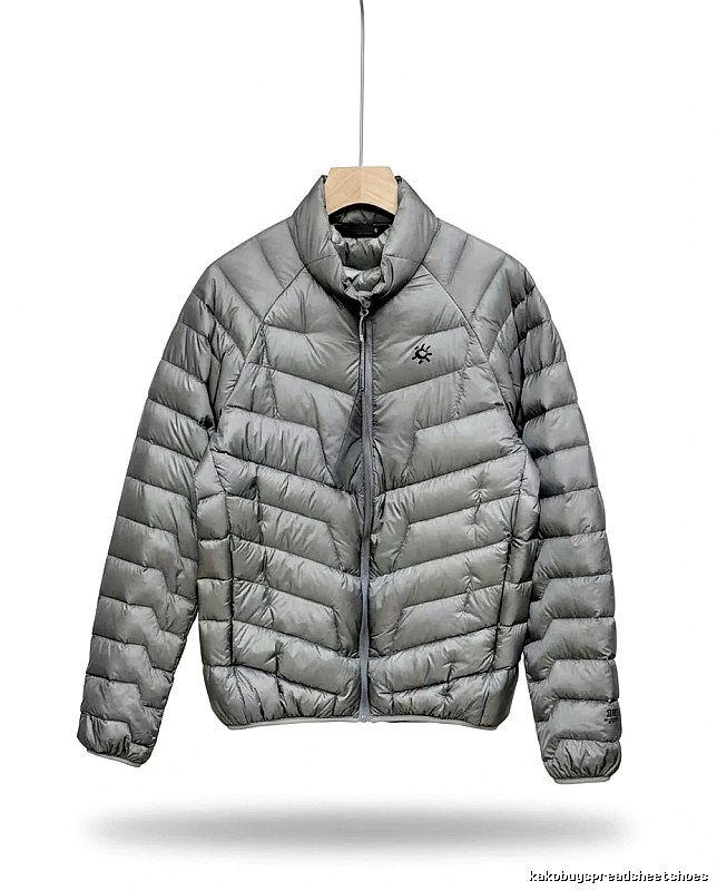 KAILAS Outdoor Style Silver Gray Down Jacket