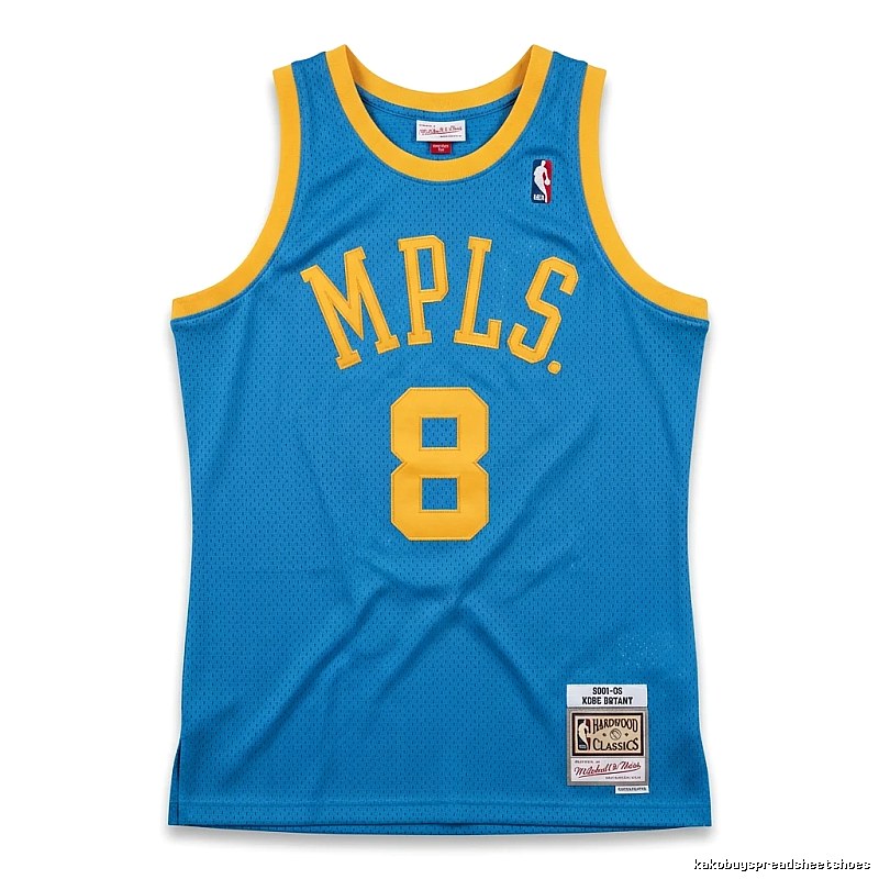 Kobe retro-style blue and yellow basketball vest