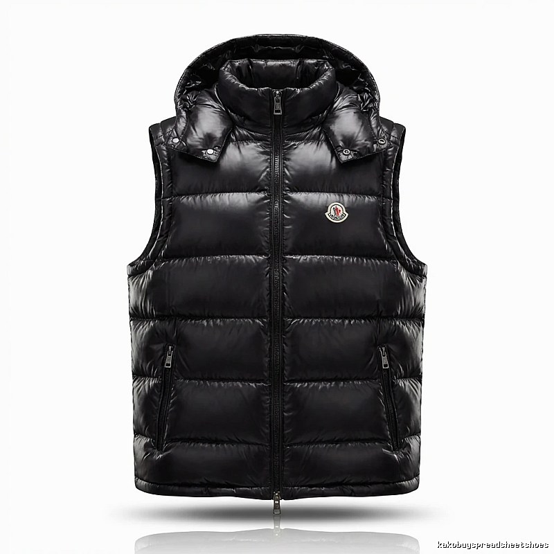 Moncler Black Trendy and Cool Down Vest