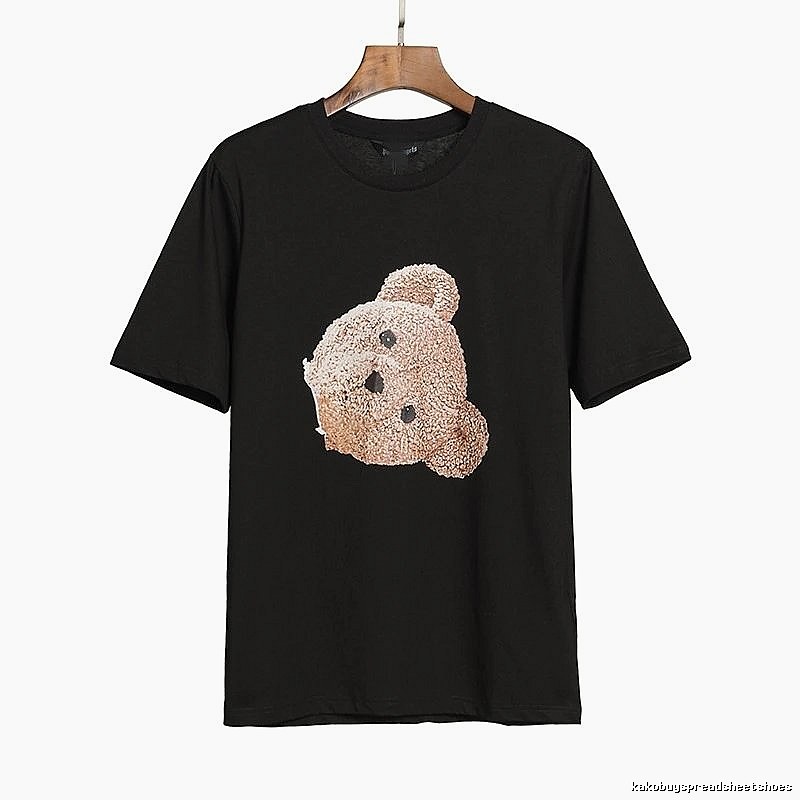 Palm Angels Lightweight Bear graphic T-shirt White Colorful Bear for Gift Ideas