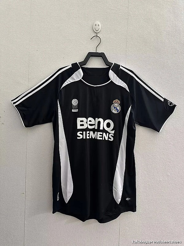 Real Madrid Lightweight Retro Teka soccer jersey White Retro Football for Trend Styling