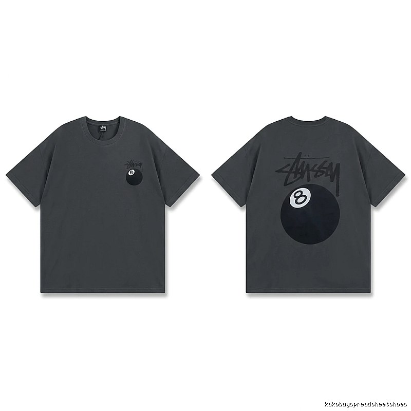 Stussy No.8 Retro Black T-shirt