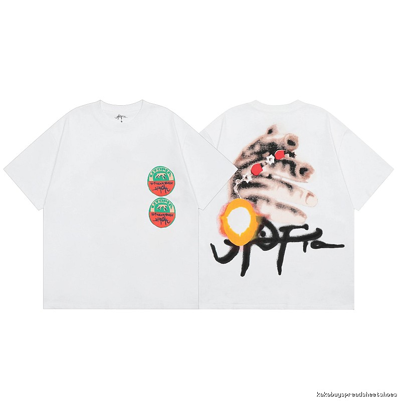 Travis Scott Easy Match Graphic T-shirt Brown Travis Scott for Everyday Use