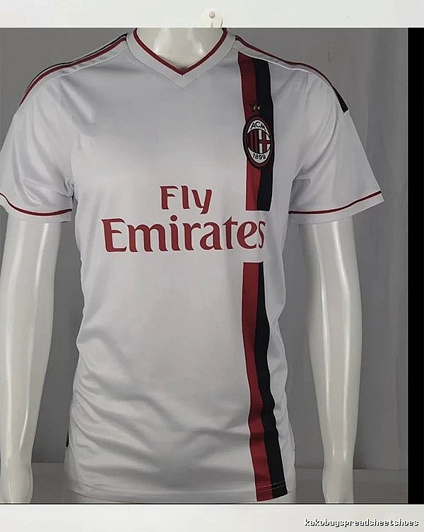 AC Milan Easy Match Retro soccer jersey Red Black Striped for Everyday Use