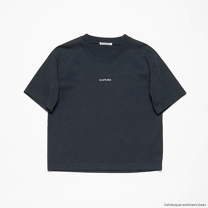 Acne Studios 2090-80 Black Style Ac908042 Stockholm Logo T-Shirt Logo Detail