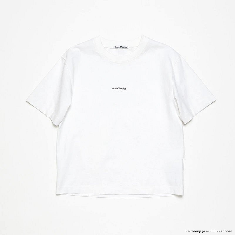 Acne Studios 2090-80 White Style Ac908042 Stockholm Logo T-Shirt Statement Graphic