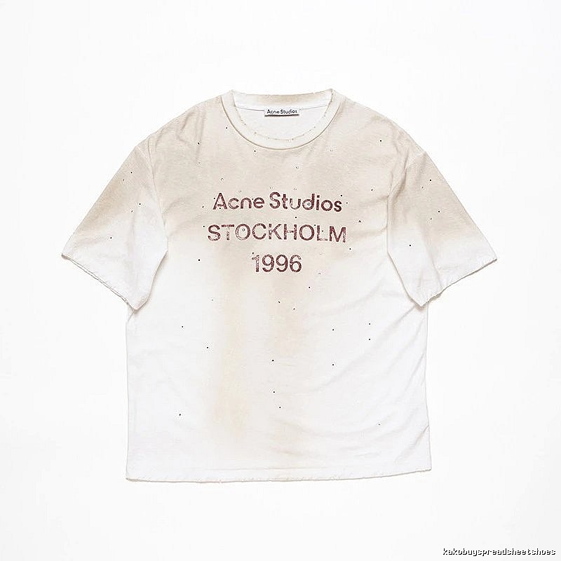 Acne Studios 2090-80 White Style Ac908056 Stockholm Logo T-Shirt Layered Outfit