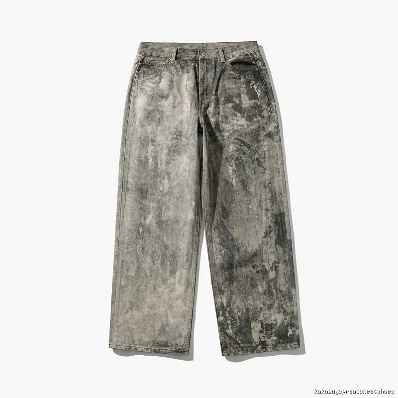 Acne Studios distressed grey jeans