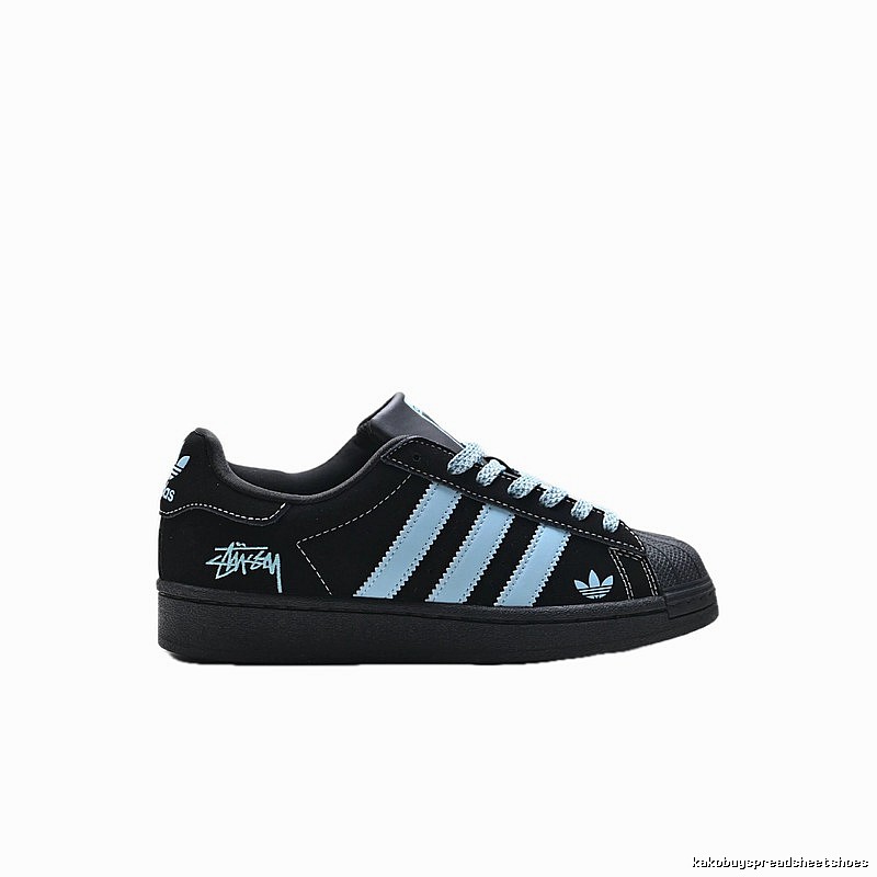Adidas Originals Trendy Cool Black and Blue Shoes