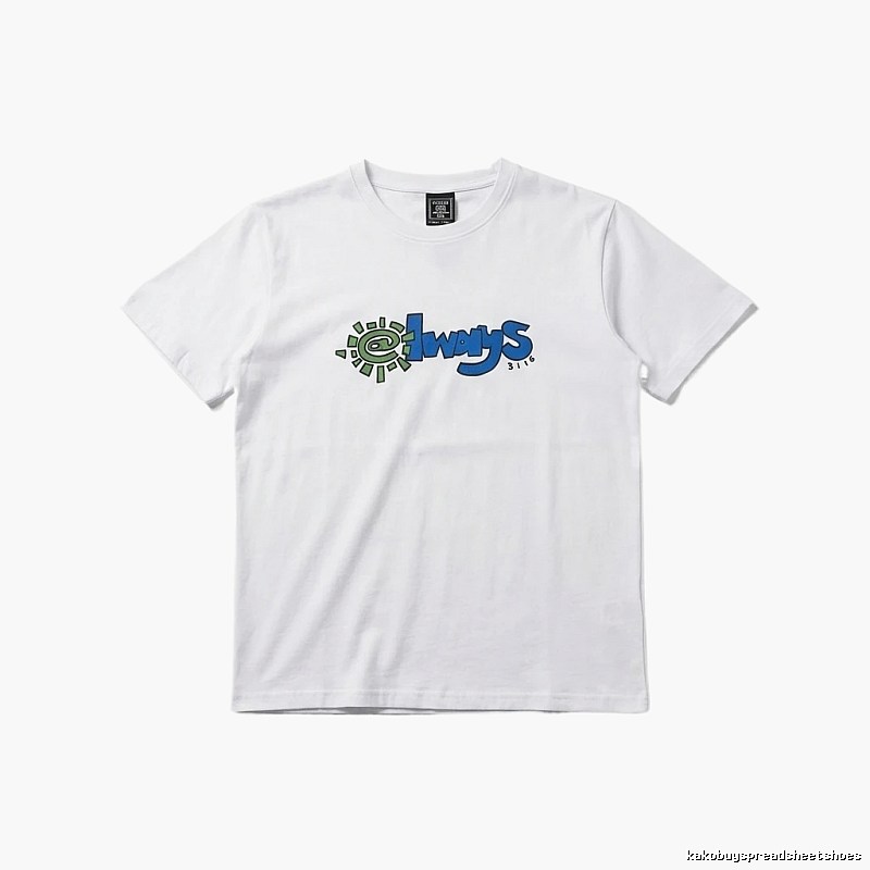 ADWYSD Printed Simple White T-shirt