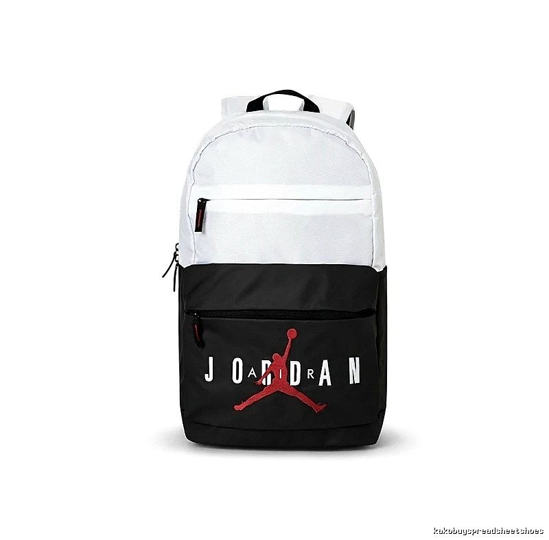 AIR JORDAN Black and White Sports Backpack