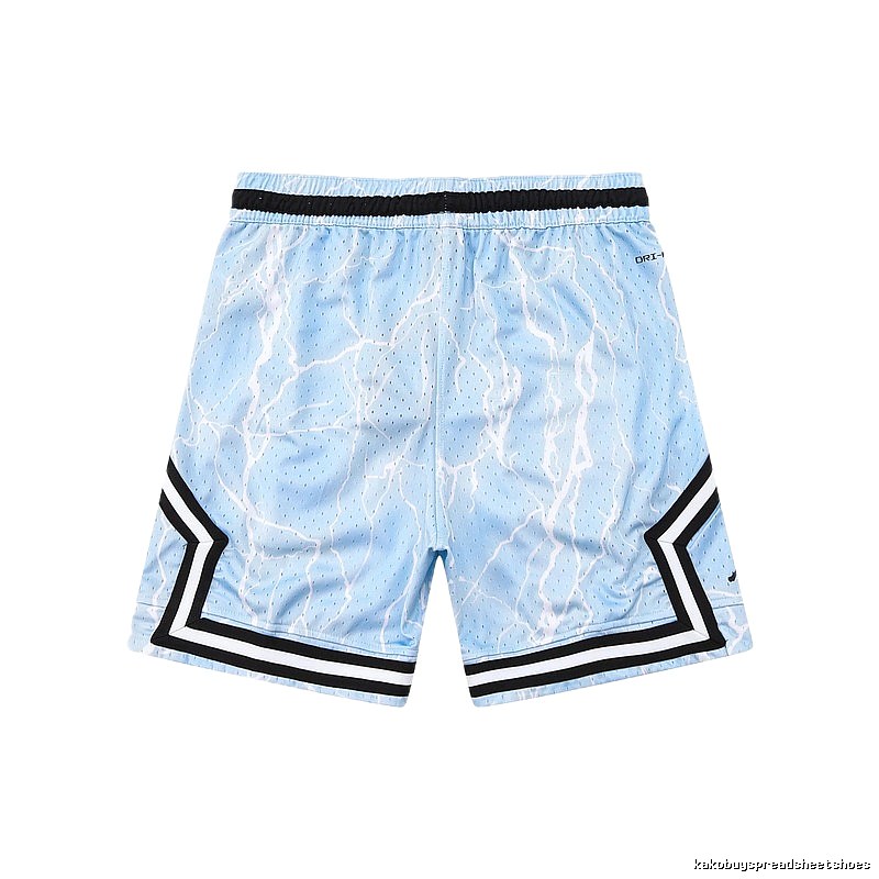 AJ Lightning Pattern Athletic Shorts