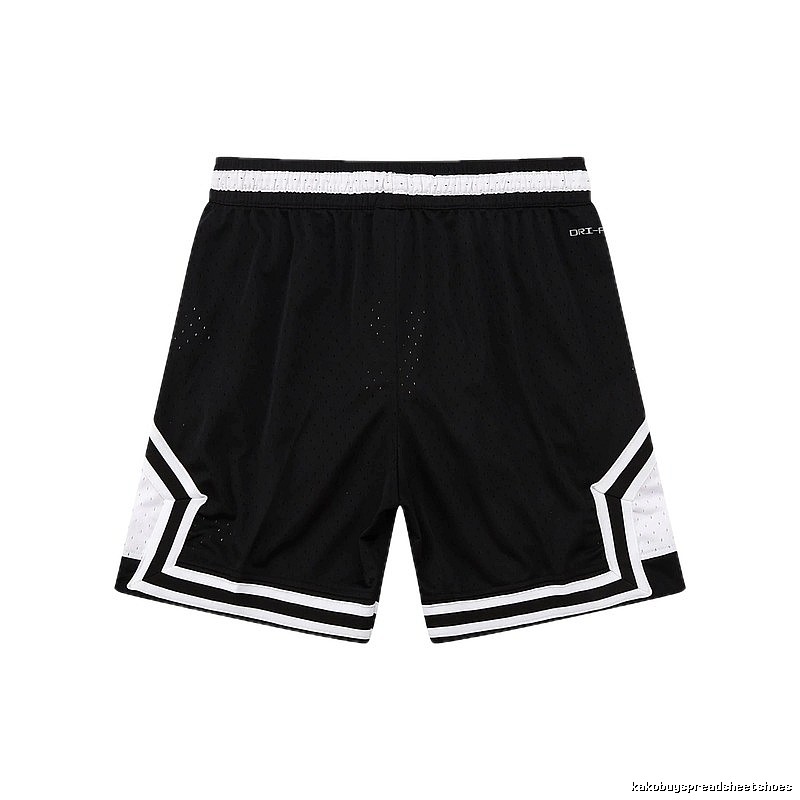 AJ Sporty Black and White Shorts