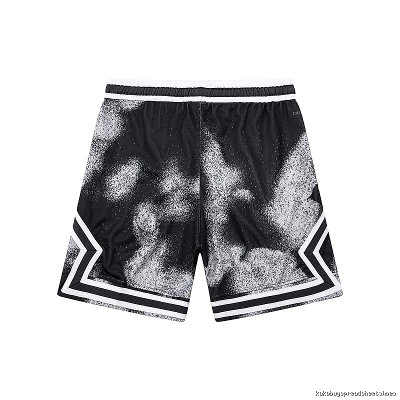 AJ Spray Painting Style Black Shorts