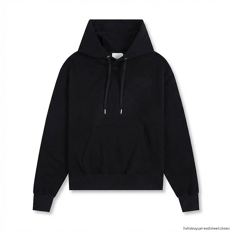 AMI Basic Style Simple Black Hoodie