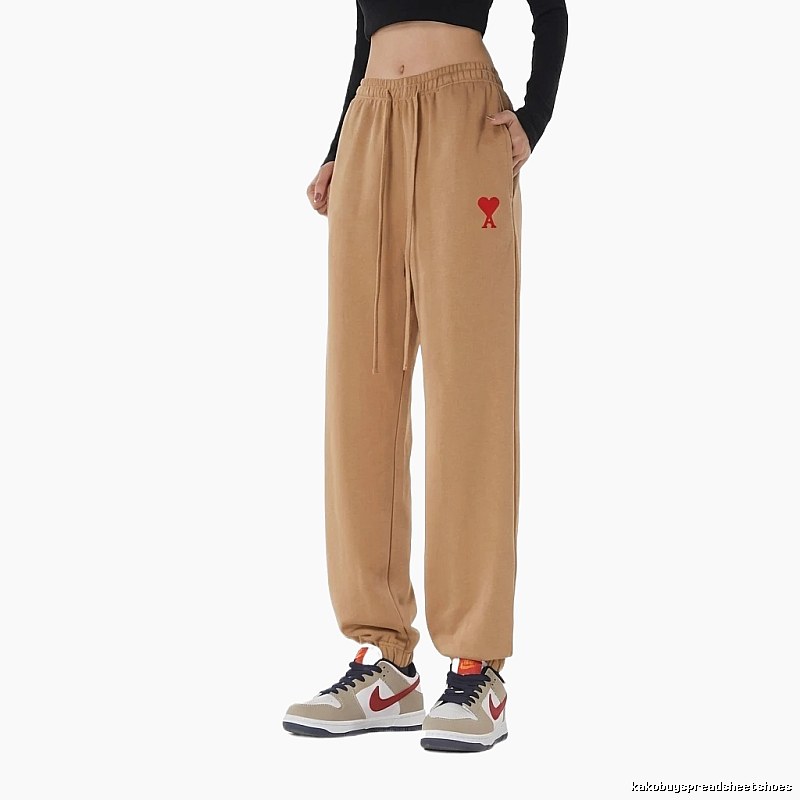 AMI casual style khaki sweatpants