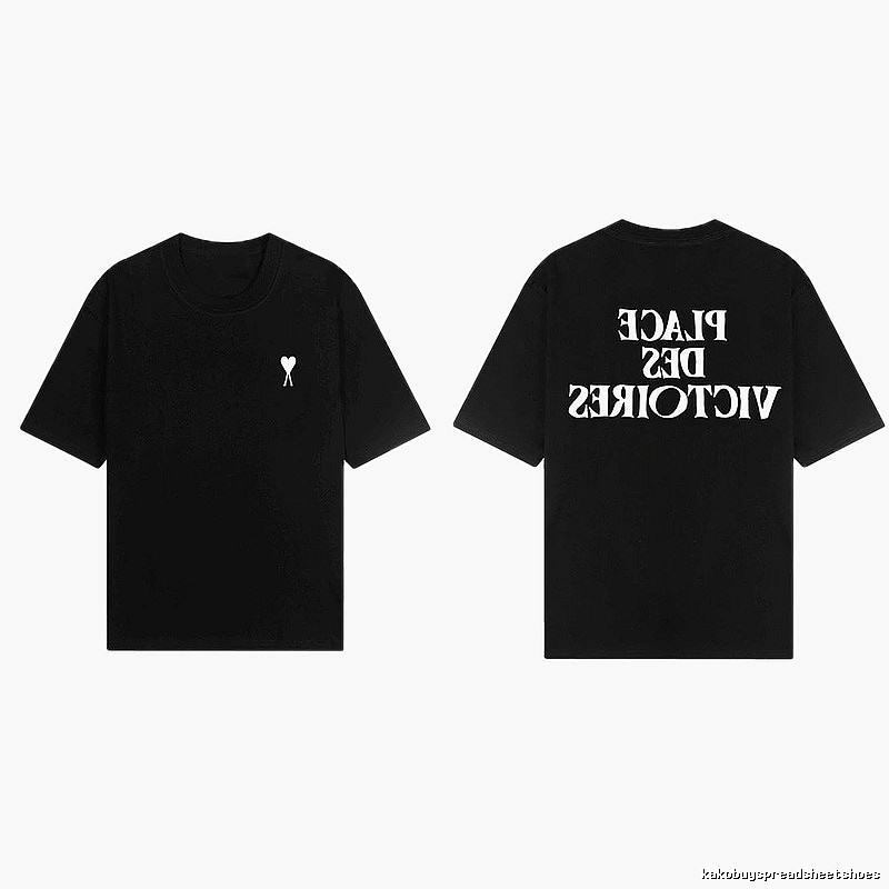 AMI letter-style short-sleeve T-shirt