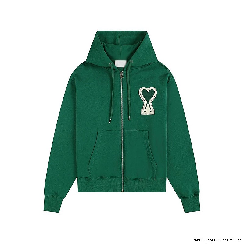 AMI Love Series Green Hoodie