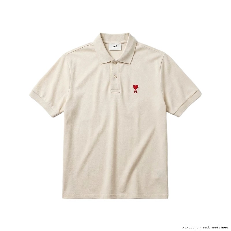 Ami Love Simple Style Polo Shirt