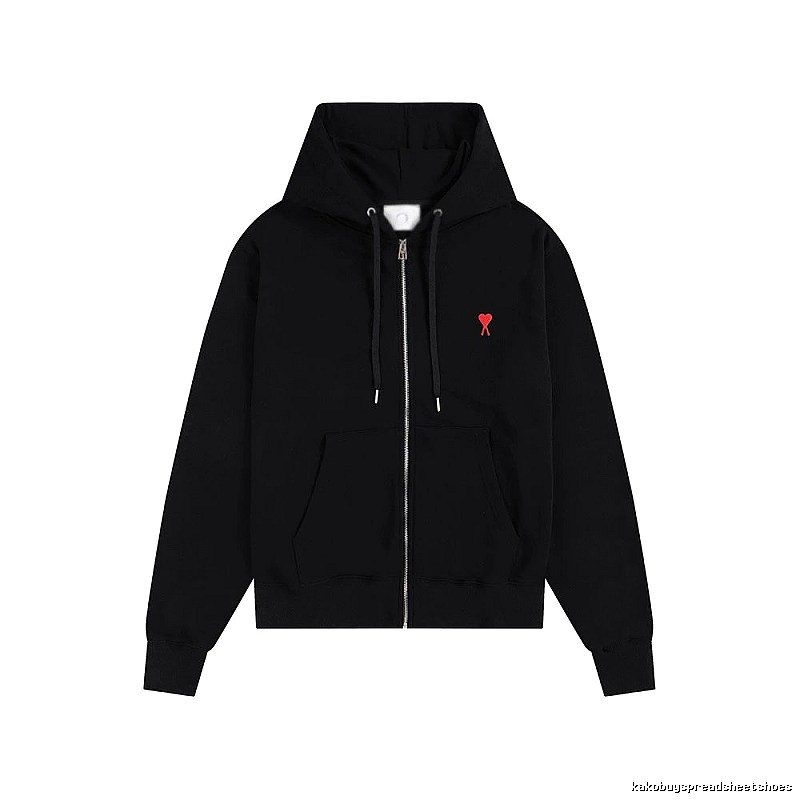 AMI Love Trend Brand Black Hoodie