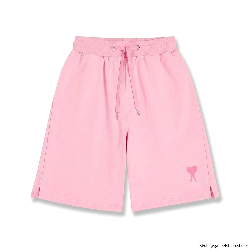 AMI pink shorts in a cute and casual style
