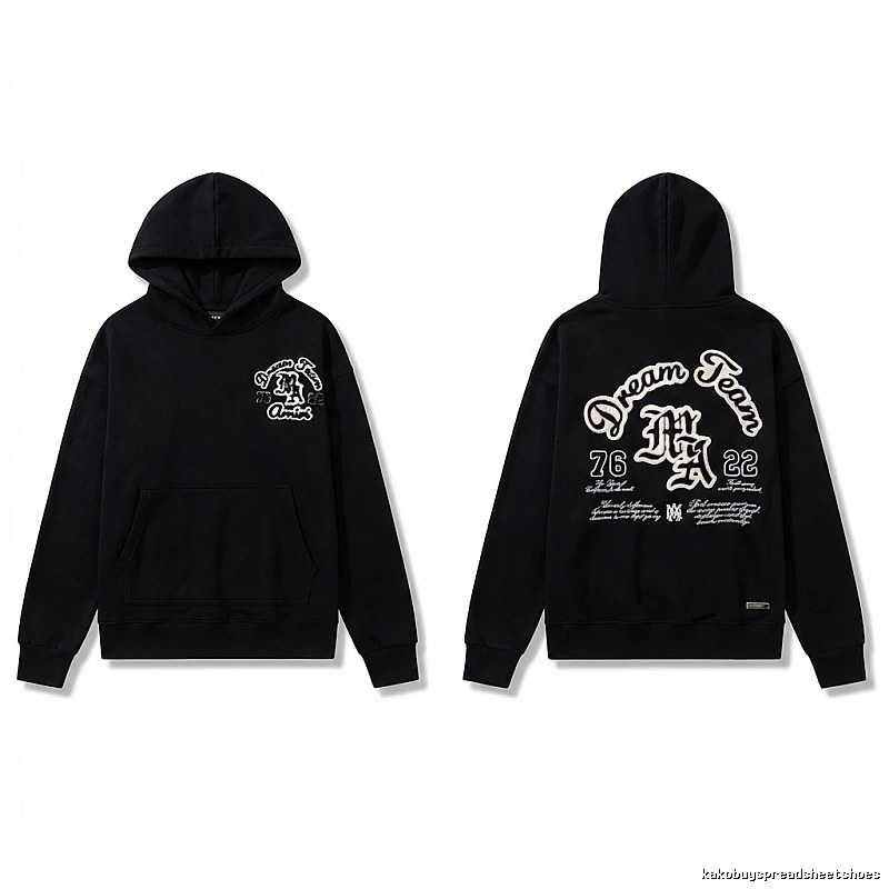 AMIRI Black Retro Hoodie