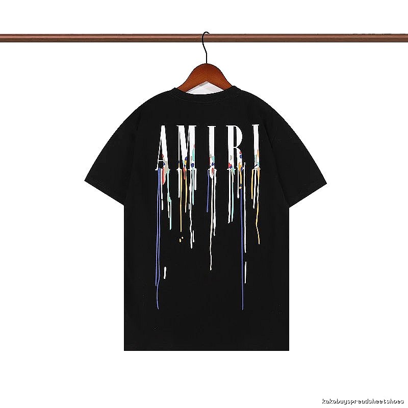 Amiri Compact Graphic T-shirt White Blue Amiri for Smart Casual Looks