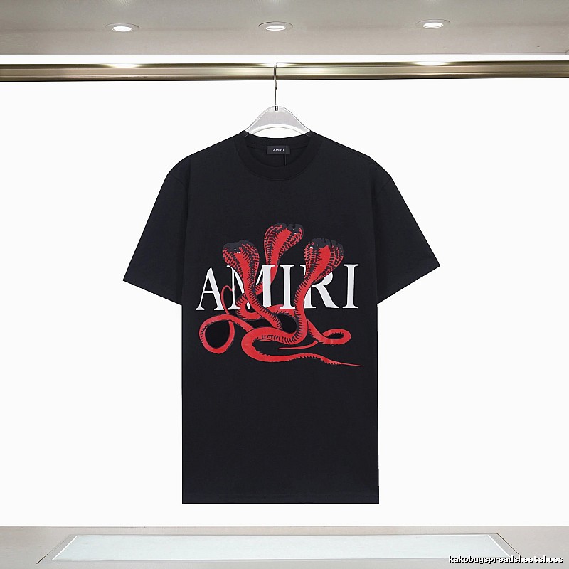 Amiri Daily Graphic T-shirt White Blue Amiri for City Outfits