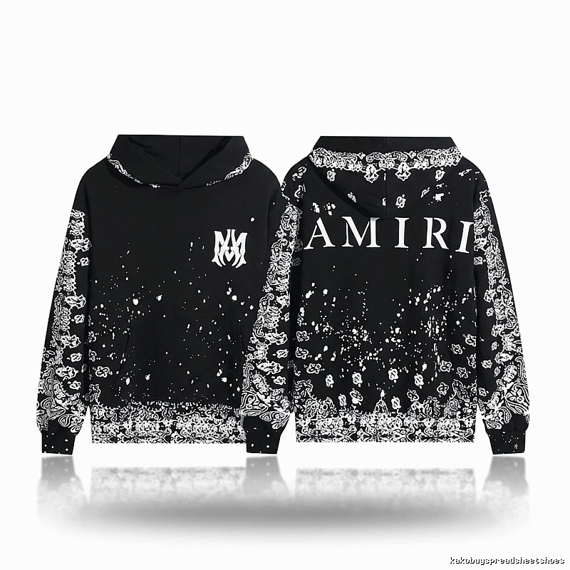 AMIRI Dark Style Cashew Flower Sweatshirt