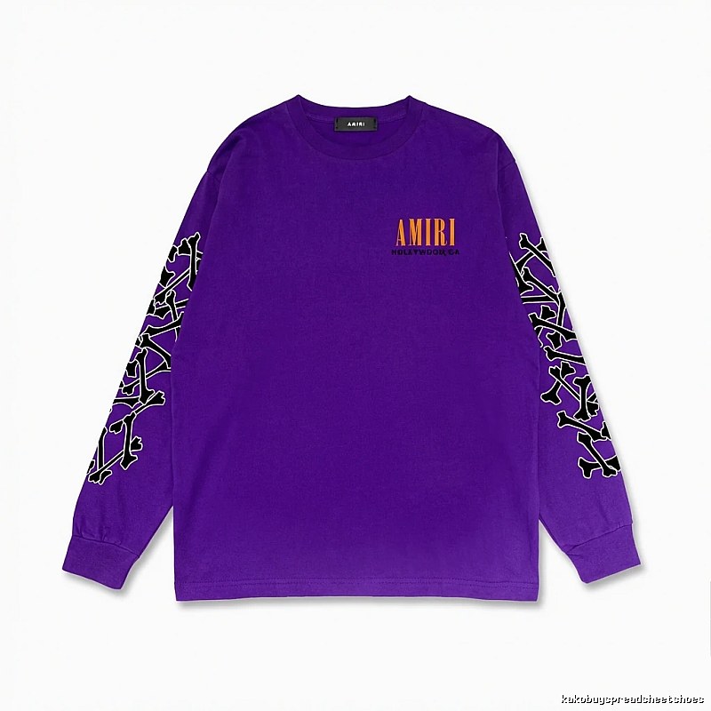AMIRI dark style purple sweatshirt