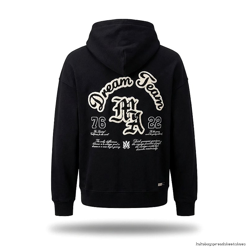 AMIRI Dream Team retro-style black sweatshirt