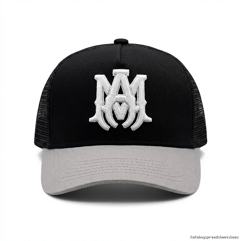 AMIRI Embroidered Trendy and Cool Black Hat