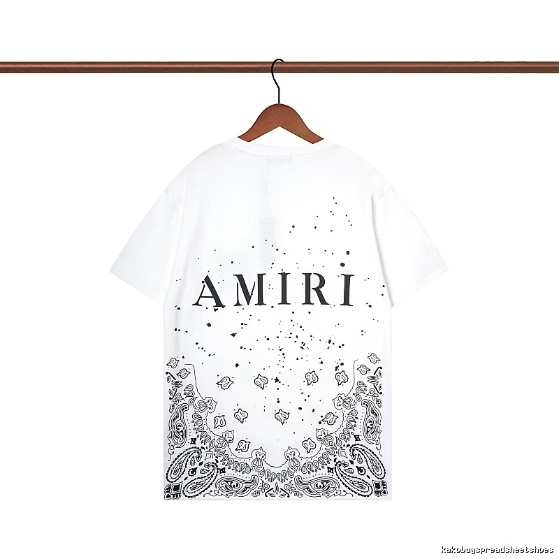Amiri Gift Ready Graphic T-shirt White Blue Amiri with Standout Detail