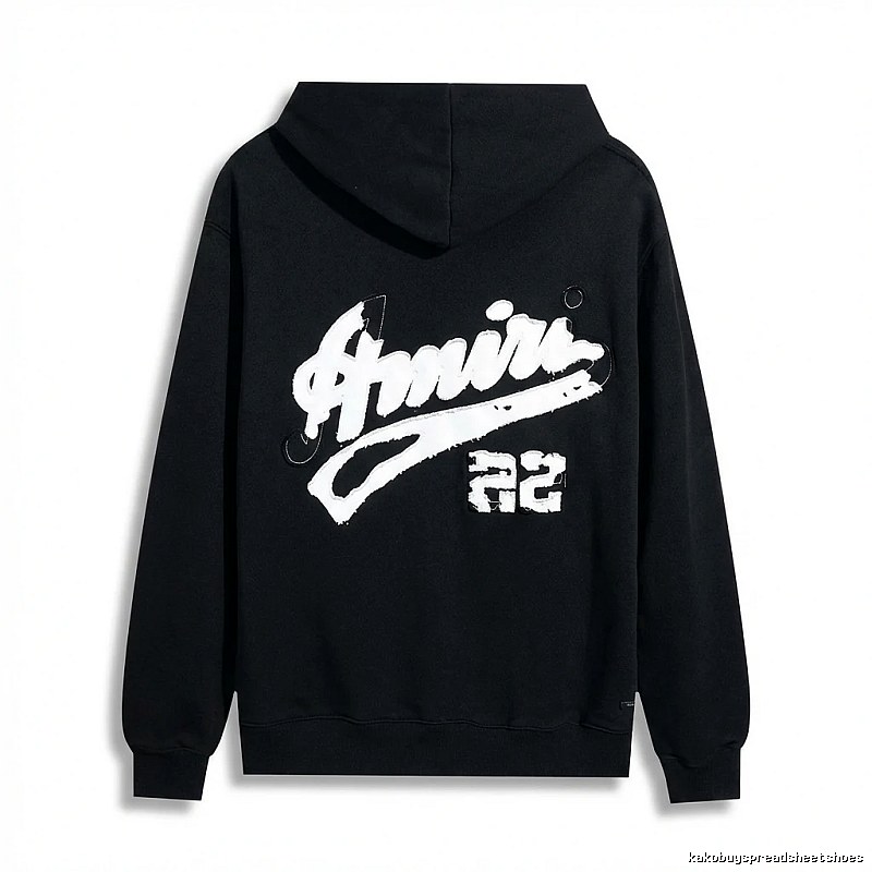 AMIRI Graffiti Style Black Hoodie