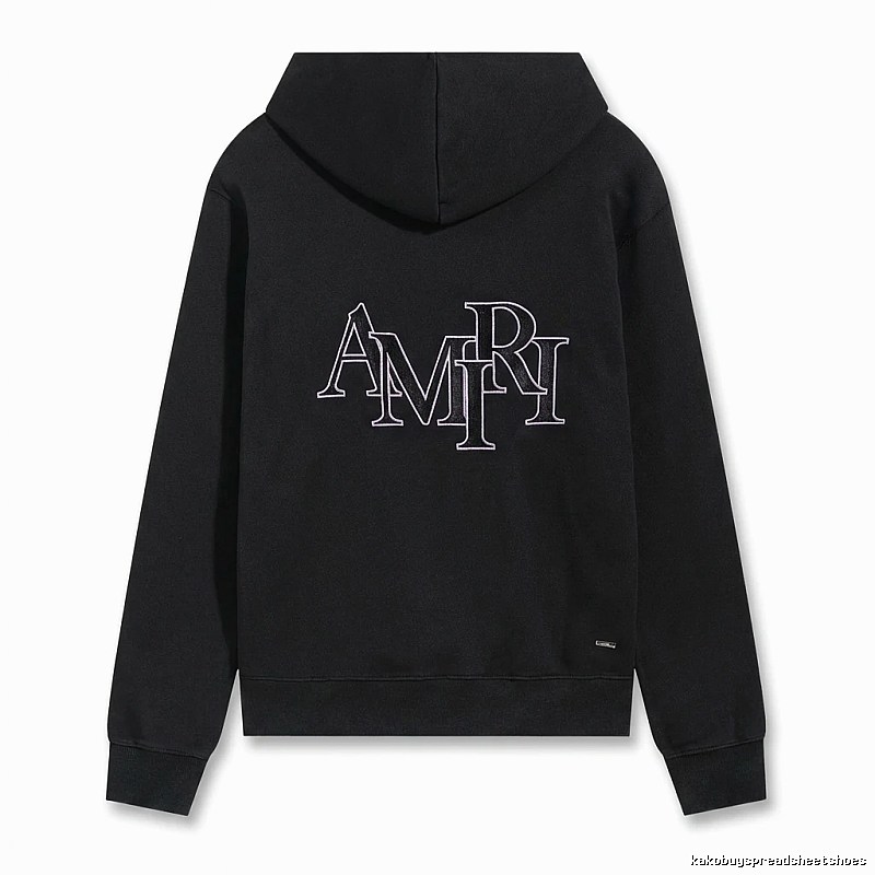 AMIRI letter-style black sweatshirt