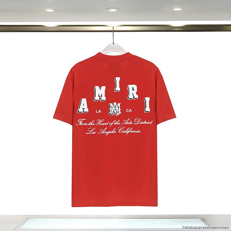 Amiri Lightweight Graphic T-shirt White Blue Amiri for Gift Ideas