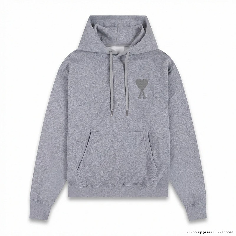 AMIRI Love Collection Grey Hoodie