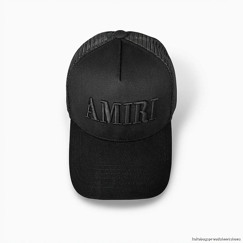 AMIRI minimalist black hat