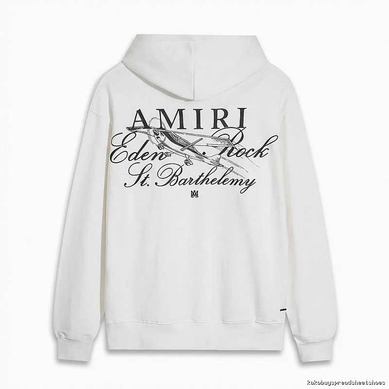AMIRI Printed Casual White Sweatshirt