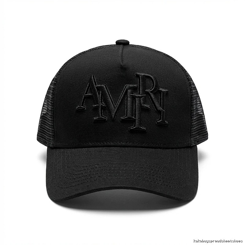 AMIRI retro-style black hat
