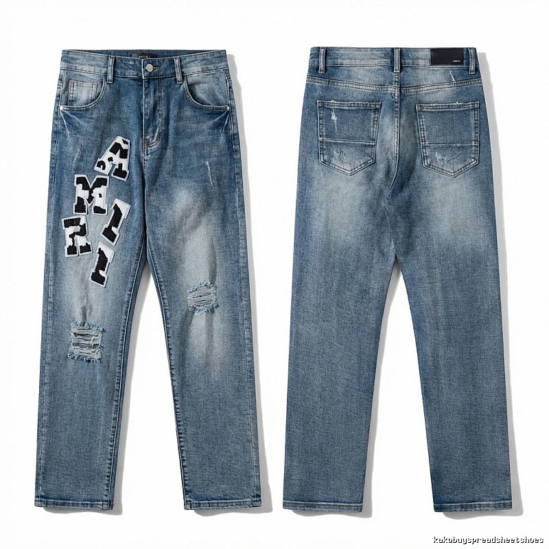 AMIRI Ripped Trendy Style Jeans