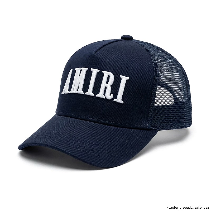 AMIRI Simple Style Dark Blue Hat
