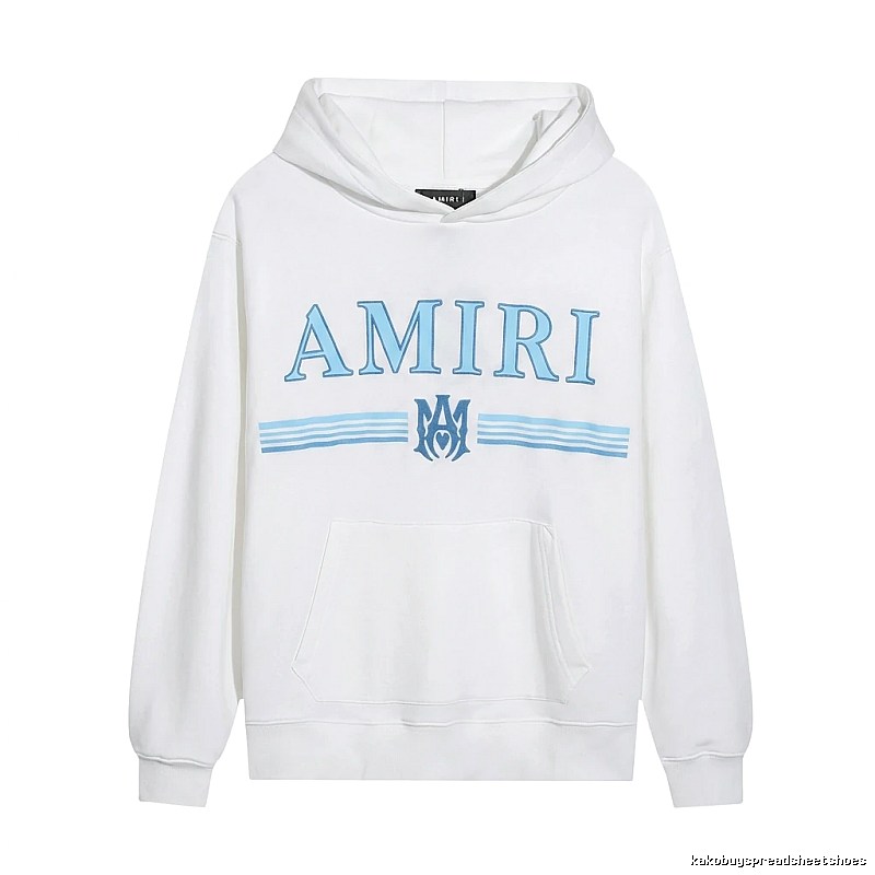 AMIRI simple style white hoodie