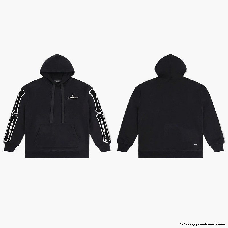 AMIRI Skull Style Black Hoodie