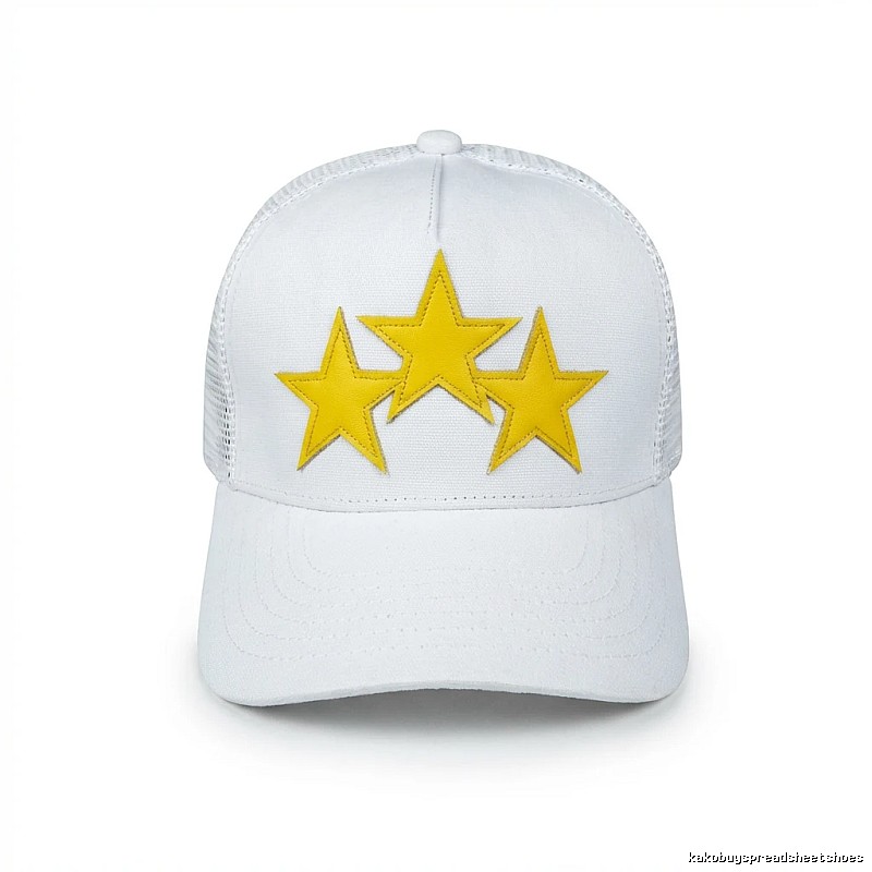 AMIRI Starry Trendy Cool Style White Hat